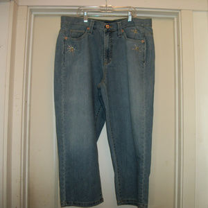 COWGIRLJEANSTAR PLUS SHORT BLING JEANS 16 W